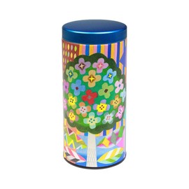 Akiko Kawabata Canister Can (Large) Diameter 2.9 x Height 6.1 inches (74 mm) x Height 6.1 inches (155 mm) Pegasus / Blue