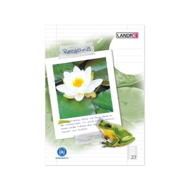 LANDRÉ 100050217 Notebook Recycled A4 Ruled Double Margin
