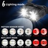 Unbranded COB LED Headlamp USB Rechargeable Headlight Torch Work Lamp