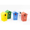 KOOKOO AnimalHouse Blue, Striking Small Cuckoo Clock with 5 Farm