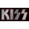 Licenses Products Kiss Logo Glitter Sticker