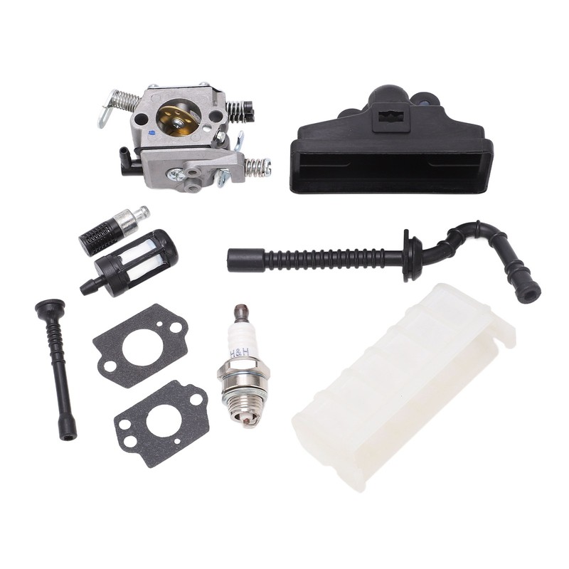 Carburetor Kit Strong Sparking Plug Air Filter Fuel Line Strainer