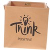 KOMBIUDA Kraft Paper Storage Bag Washable Reusable Pouch for Vegetables
