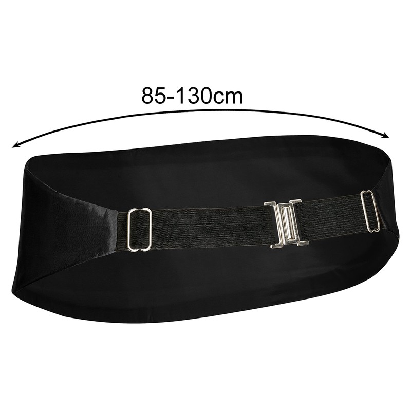 BomGuard Men's Cummerbund with Bow Tie and Pocket Square for