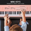 54 Key Keyboard Piano Smoothly Plastic Keyboard Piano Portable Dual