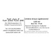 Colour pigment Umber brown, burned, 120 ml in cup, earth
