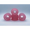 GHOST BOARDS Ghost Wheels, Jelly Phantoms, 70MM 78A, Semi-Transparent, Longboard