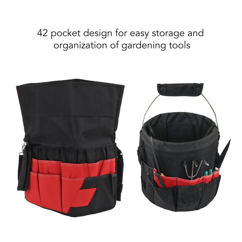 Gardening Tools Organizer 42 Pocket Gardening Tools Storage Bag Insert