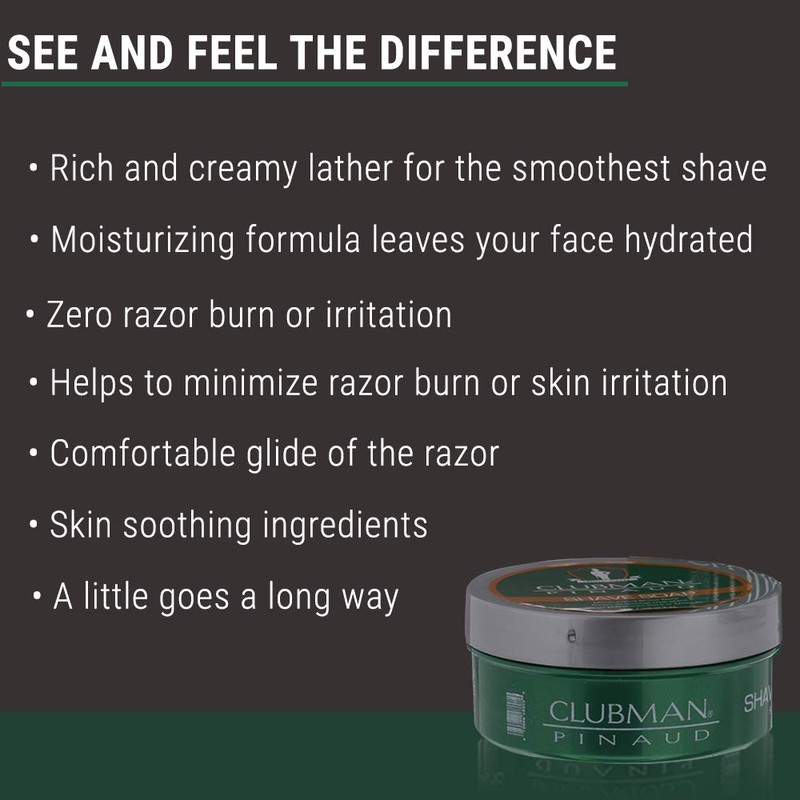 Clubman Shave Soap – Classic Shaving Soap for Men, Smooth