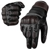 J.A.G. Motorcycle Gloves - Premium Leather Perforated Motorcycle Gloves for