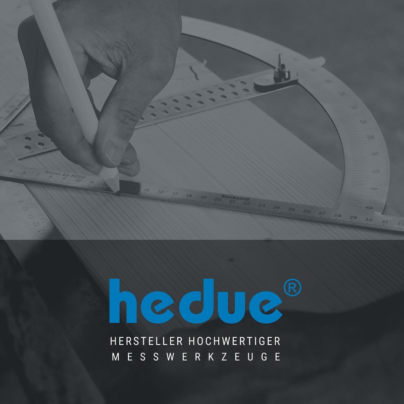 hedue Selbstklebendes Maßband 1 m, von links nach rechts