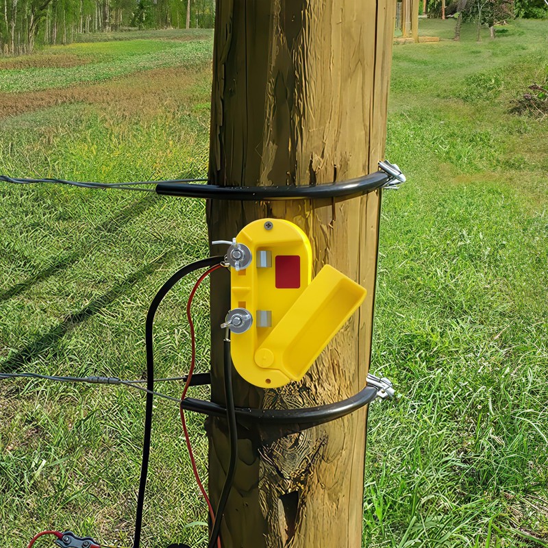 Cut Off Switch Electric Fence Switch of Plastic Single Pole-Yellow
