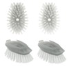 4 Pack Dish Brush Refills, Dish Brush Replacement Head for