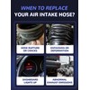 Air Intake Hose with Stainless Steel Clamps for Encore Trax