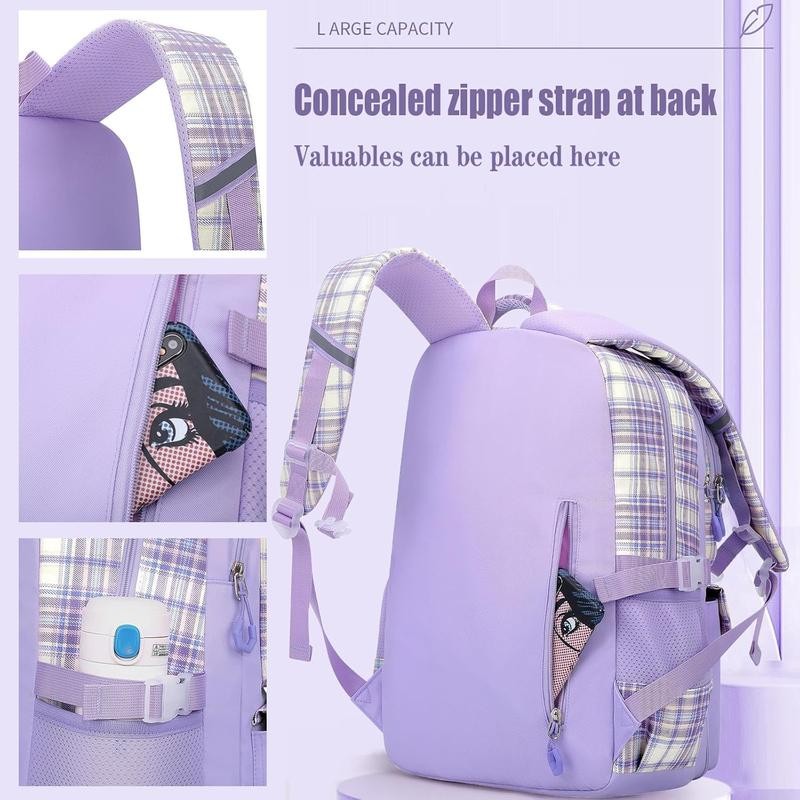 Cute Girls Backpack, Rabbit Bag 16.5 Inch Elementary Bag with