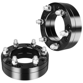 YIZBAP 2 inch 5x5.5 to 6x5.5 Wheel Adapters for Ram 1500 Vehicle, 5x139.7mm to 6x139.7mm Wheel Adapter Hub Bore 108mm with 14x1.5 Studs