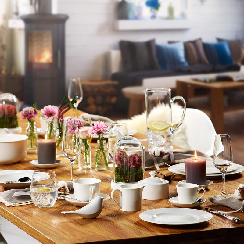 Villeroy & Boch Dinner Plates, White, 21 cm