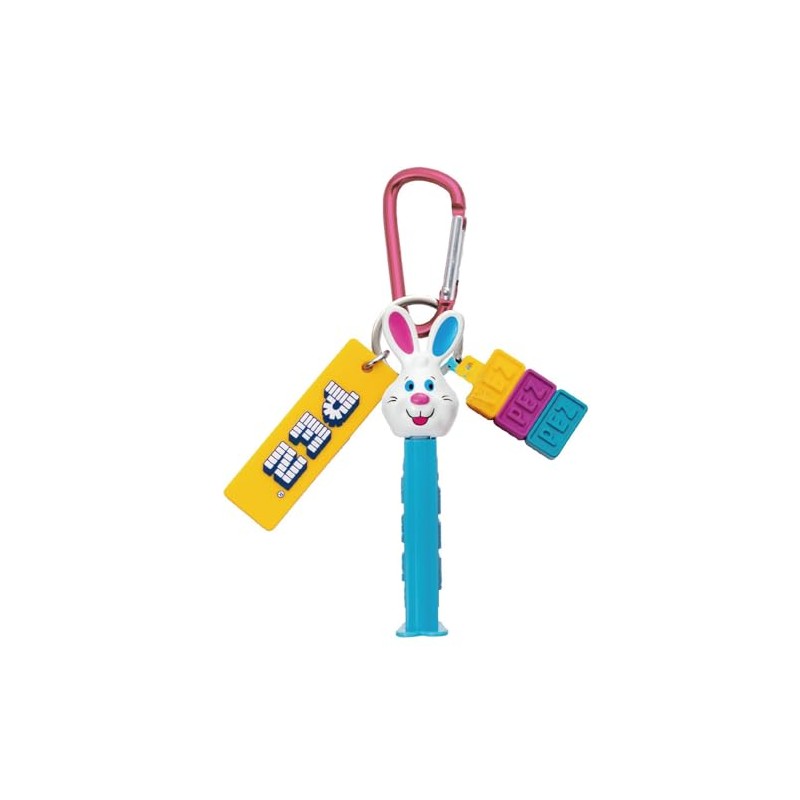 Iwaya 7437-3 PEZ Key Charm (Rabbit) Candy Goods Character Miscellaneous