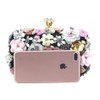Women's Sequins Floral Wedding Party Clutch and Chain Strap Shoulder
