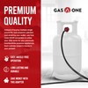 Gas One 4 ft Propane Hose 1lb to 20lb Adapter