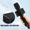 4 Pcs Microphone Flag Station Portable Square Cube Shaped Mic
