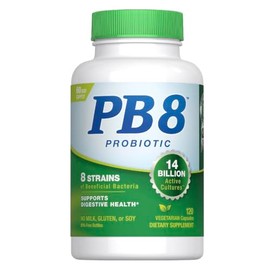 Nutrition Now PB 8 Probiotic Acidophilus For Life* Vegetarian Dietary Supplement for Men and Women, 120 Count