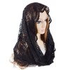 PAMOR Infinity Chapel Veil Floral Latin Mass Head Covering Lace