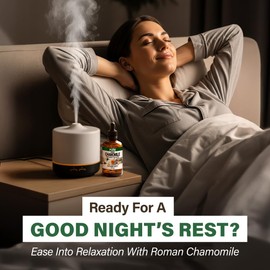 KUKKA Roman Chamomile Essential Oils - 4 Fl Oz - for Hair, Skin, Diffuser, Aromatherapy & DIY Soap Making Scent