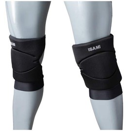 ISAMI イサミ ニーガード 膝サポーター L-1103 (黒, XL(ヒザ上部35～50cm、丈20cm))