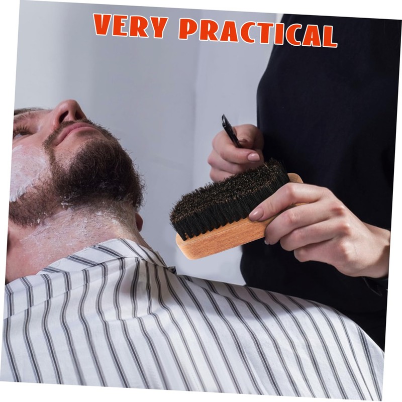 Gatuida 2pcs Beechwood Grooming Brush for Men Versatile Hair Styling