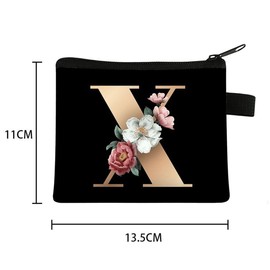 FAVORTALK Small Purses for Women Mini Change Wallet Soft Plush Coin Pouch for Girls Black Purses with Zip Coin Bags for Men - 13626