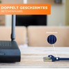 1aTTack.de 1,0m - blau - 1 Stück CAT.7 Netzwerkkabel Patchkabel