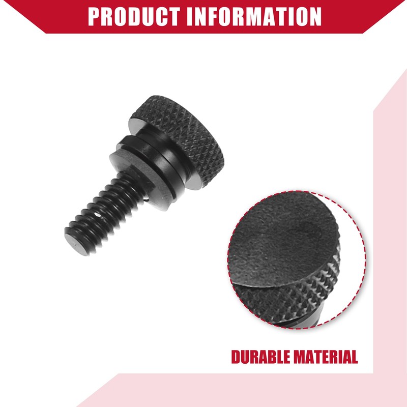 A ABSOPRO Motorcycle Seat Bolt with Nut for Harley /