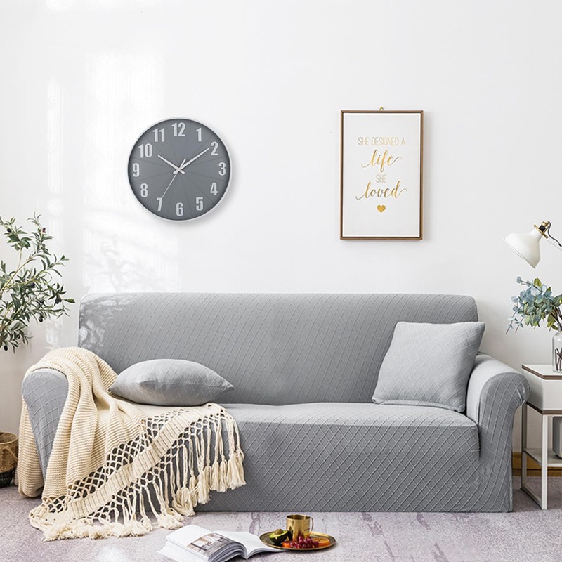 HZDHCLH 30 cm Large Wall Clock Silent No Ticking for