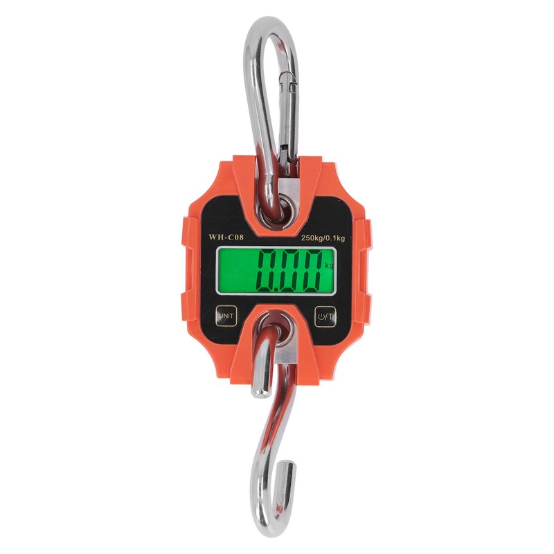 Mini Digital Crane Scale 250kg Range Portable Detachable LCD Display