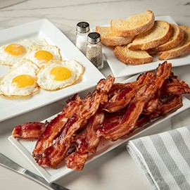 Burgers' Smokehouse Dry Cured Country Bacon (Pepper Coated Hickory Smoked, 4 One Pound Packages)