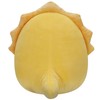 Squishmallows Original Peluche de 19 cm Lancaster le Tricératops Jaune