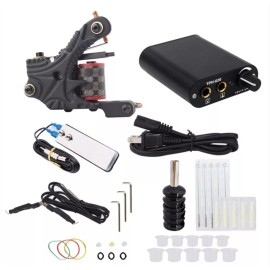 Viper Kit Para Tatuar Completo Maquina Bobinas Principiantes