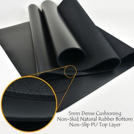 Tatago Hot Yoga Mat Non Slip-Professional Grade Natural Rubber Yoga Mat, Pliates Mat, Stretching Mat or exercise mats for home workout. Nonslip for Hot and Sweaty Classes. Includes Yoga Strap for Carrying and Stretching Strap.