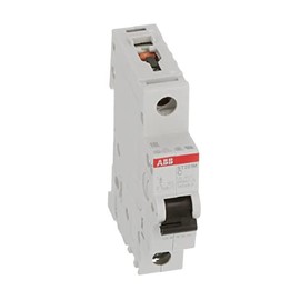 ST201M-C20, Circuit Breaker; Miniature; DIN Rail Mount; C Curve; 1 Pole; 20A