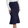SLOWCOLIN Women's Pencil Skirt High Waist Stretch Work Dressy Casual