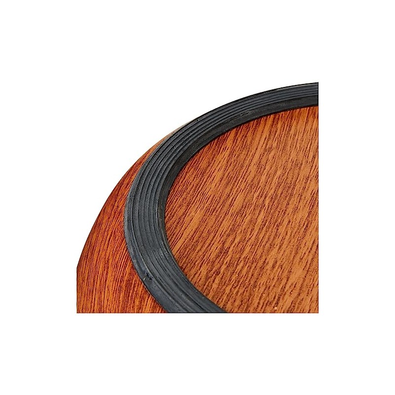 Rosewood Stylish Non Slip Wooden Effect Stainless Steel Dog bowl,