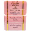 Goat Milk & Olive Oil Soap Bar – Black Raspberry