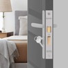 XFORT® Satin Chrome Euro Profile Sashlock 75mm, Euro Sash Lock