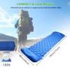 BIHEE Single Sleeping Mat Inflatable Camping Mat Sleeping Mattress Pad