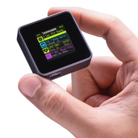 DOCKCASE Pocket M.2 NVMe SSD Enclosure with Smart Screen, 3s Power Loss Protection, SSD Life Detection 10Gbps M2 NVMe Enclosure USB 3.2 SSD Caddy for 2230 M.2 NVMe/PCle SSD of M-Key or M+B Key -Gray