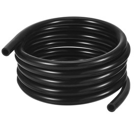 METALLIXITY Silicon Tubing(1/2" ID x 5/8" OD x 5Ft), Pure Silicone Hoses High Temp - for Printer, Hot Water Dispenser, Engine, Brewing, Fish Tank Air Pump, Pump Transfer, Black