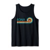 Kona Hawaii Surf Vintage Beach Surfer Surfing Gift Tank Top