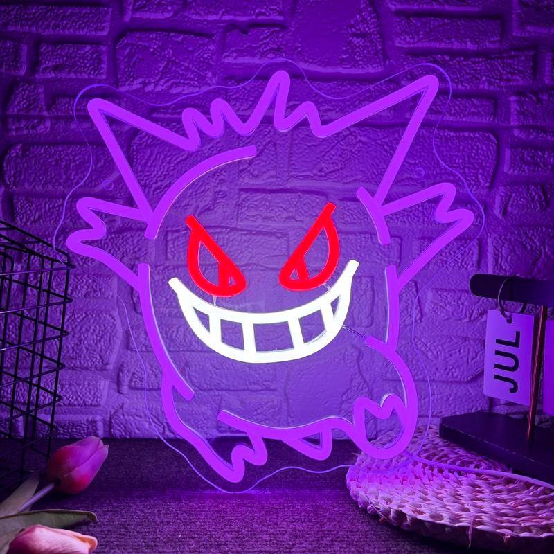 Bulbasaur Neon Signs for Wall Decor, USB Powered for Bedroom