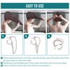 LUXURY Hair Towel Wrap 100% Cotton, Instant Drying Lightweight Turban